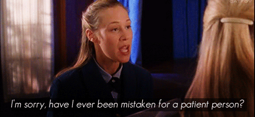 Afbeeldingsresultaat voor give me patience + gif