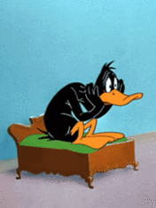 waiting photo: daffy waiting daffywaiting-1.gif