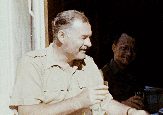 Hemingway drinking