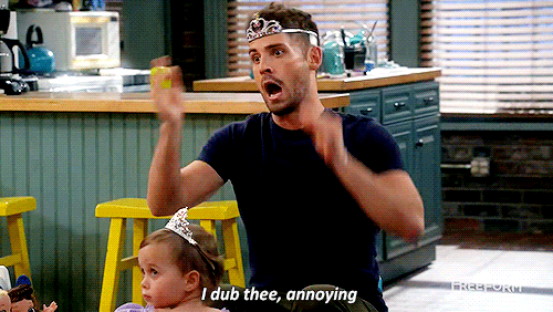 Image result for i dub thee annoying gif