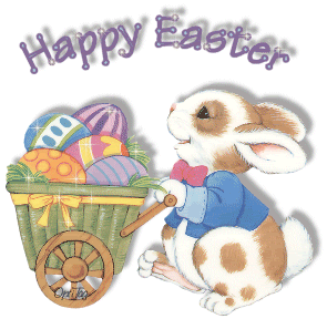 happy easter photo: Happy Easter happyeasterbunnycart.gif