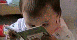 funny-gif-baby-reading-book-fast.gif (267×141)