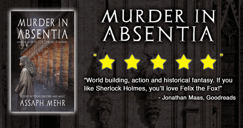 Promo for Review of Assaph Mehr's Murder in Absentia