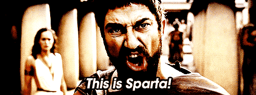 Image result for GIF angry sparta