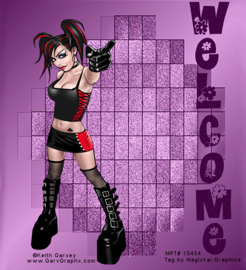 Dark & Gothic Welcome Comments