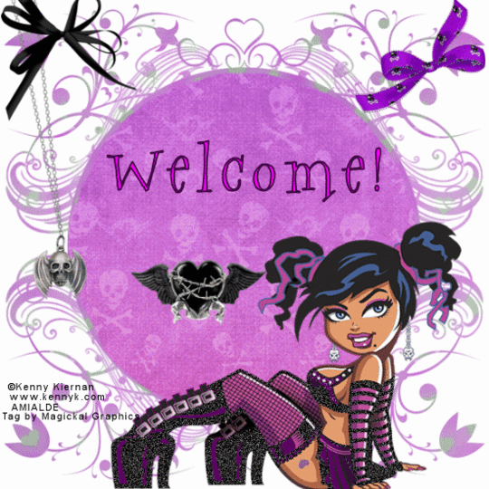 Dark & Gothic Welcome Comments