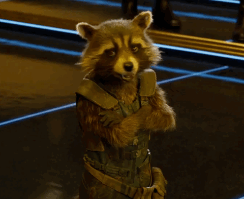 Guardians of the Galaxy Vol 2 Rocket Raccoon Wink