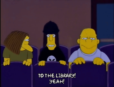 To the library!