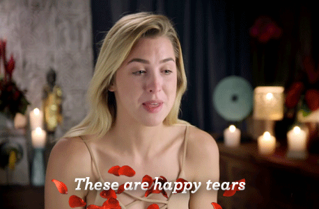 The Bachelor Australia happy crying alex the bachelor GIF