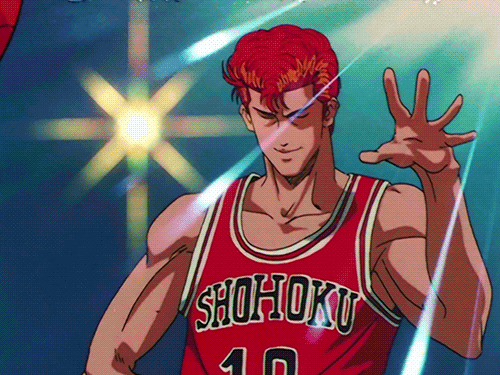 Image result for sakuragi proud gif