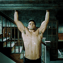 Derek should do more shirtless pull ups. Seriously.