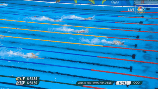 Image result for men's swimming relay gif