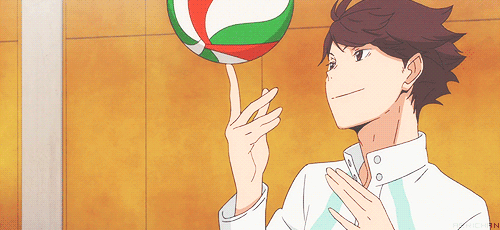 Image result for oikawa tooru gif