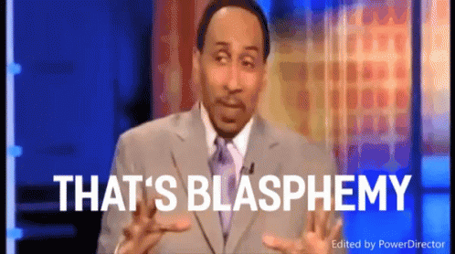 Blasphemy Stephen ASmith GIF - Blasphemy StephenASmith GIFs