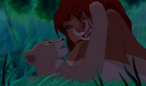 Image result for nala and simba gif