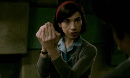 The Shape of Water. Elisa describes Amphibian Man's member.