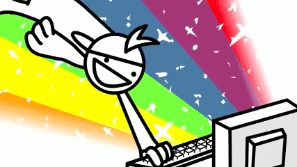 person searching bdsm on computer