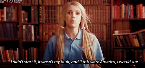 If this were America, I would sue