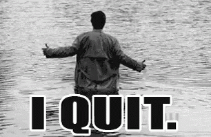 Castiel from Supernatural walking into water with his arms wide open with the words 