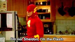 Sheldon is the Flash