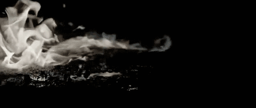 Image result for black and white fire gif