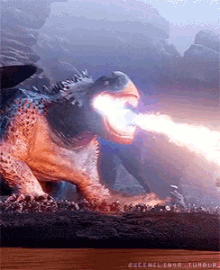 fire breathing dragon gif