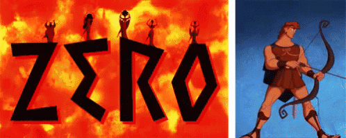 Image result for hero to zero hercules disney gif