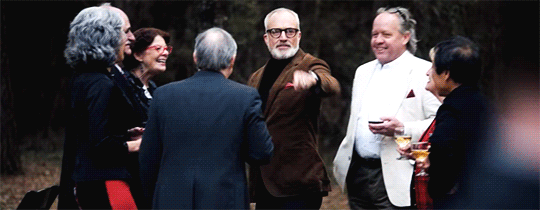 Get Out Story Structure Act Four. At the Coagula party, Dean sees Chris and points him out to the others.