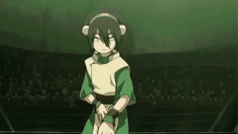 Toph in the arena