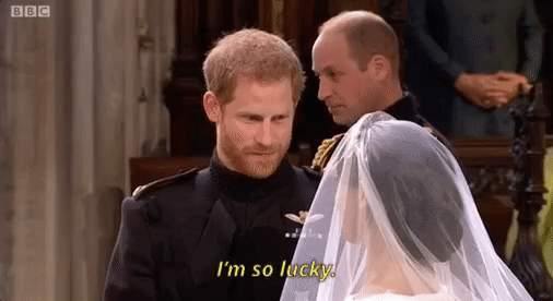Any excuse for a royal wedding clip….