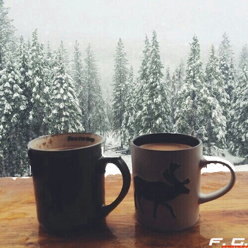 satisfying hot chocolate GIF