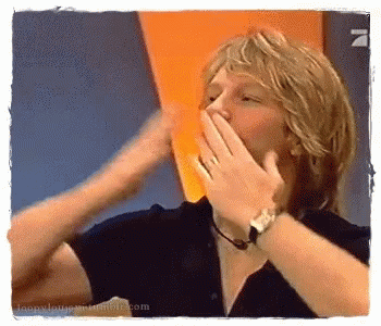 Image result for jon bon jovi laughing gif