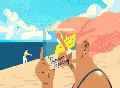 Image result for summer reading gif