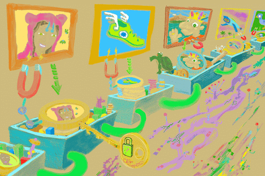Rare Digital Art Ownership Visualization by Joe Chiappetta
