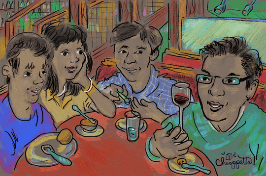 Rare MakersPlace Dinner animated by Joe Chiappetta