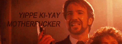 Image result for hans gruber gif