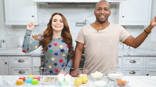 GIF of Rosanna Pansino from Nerdy Nummies saying Let's Get Started