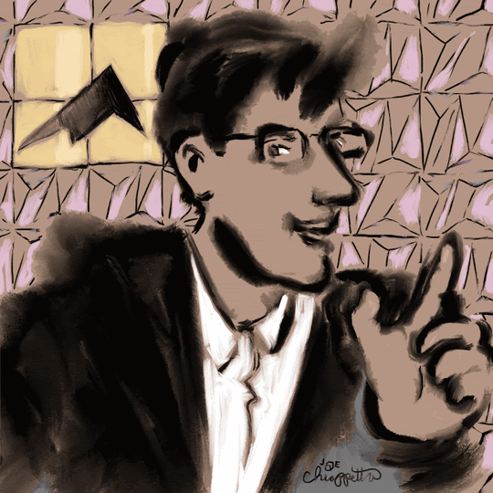 Portrait of Alon Goren is rare digital art by Joe Chiappetta available as an edition of only 1 on MakersPlace