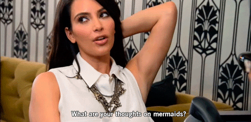 Thank you for asking, Kim Kardashian! Laura Lovely is an expert on mermaids!