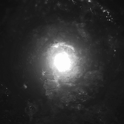 gif portal light Black and White creepy MY EDIT b&w clouds tornado ...