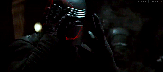 Kylo's new helmet