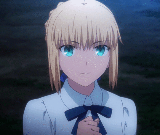 Animated gif about cute in Saber-- by Artoria Pendragon