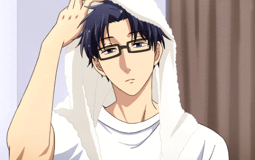 anime boy, hirotaka, gif and cute - image #6258585 on Favim.com