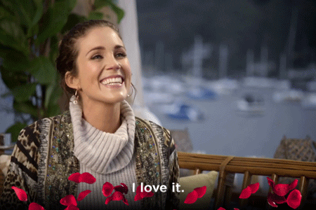 i love it georgia GIF by The Bachelorette Australia