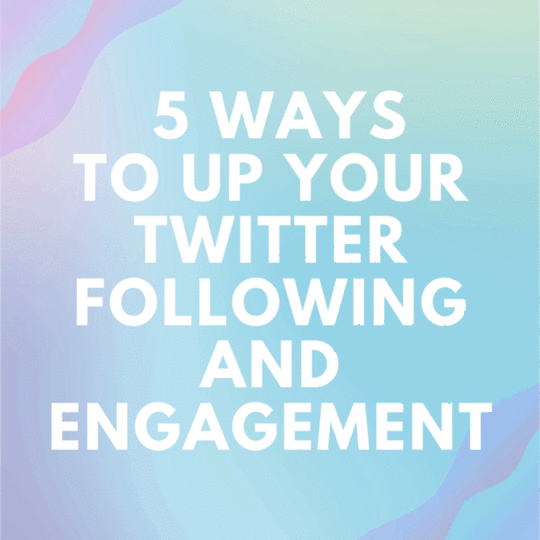 Up your Twitter following image