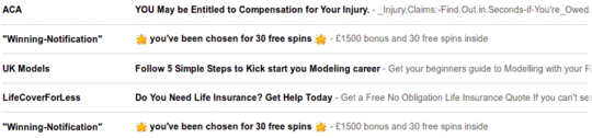 How Gmail lets spammers grab your attention with emoji – Terence Eden's Blog