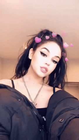 64 images about maggie gif on We Heart It | See more about gif, maggie lindemann and girl