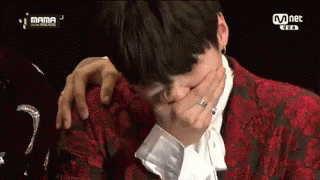 BTS Suga crying gif