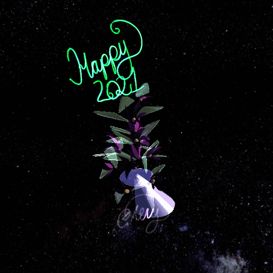Happy New Year last VR painting of 2020