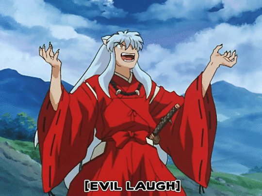 inuyasha evil laugh gifs | WiffleGif
